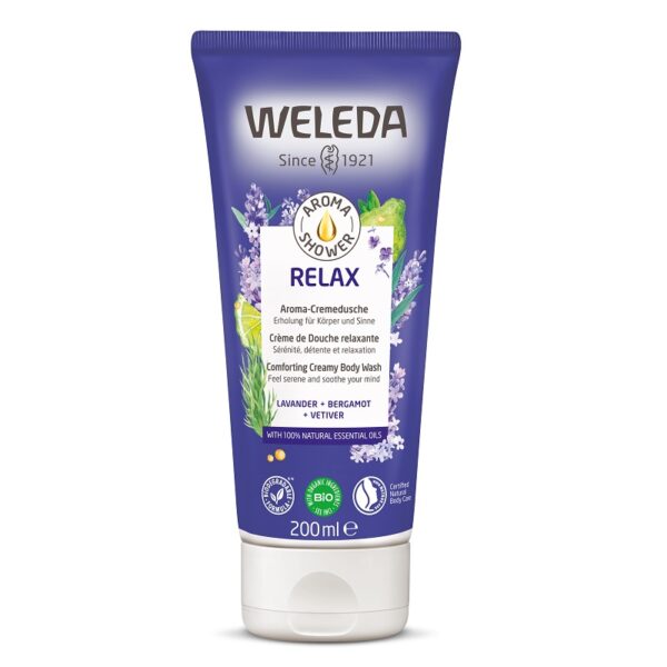 WELEDA Aromatski gel za tuširanje RELAX, 200 ml