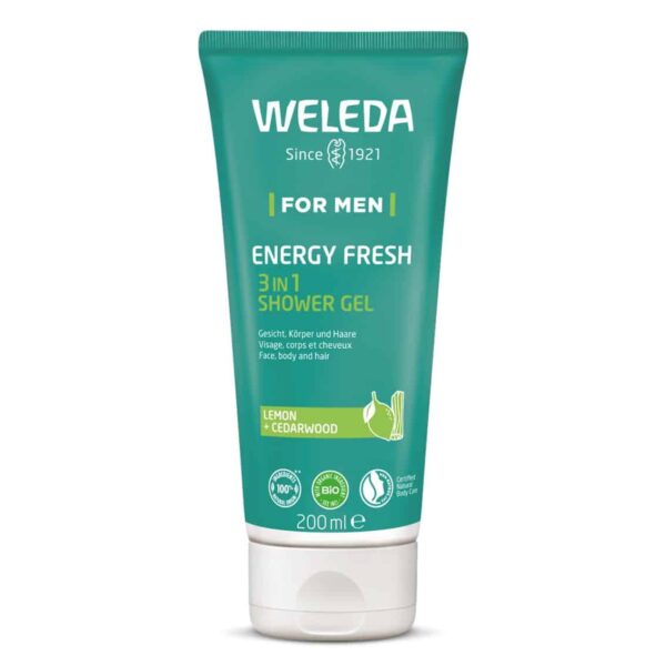 WELEDA MEN gel za tuširanje ENERGY FRESH, 200 ml