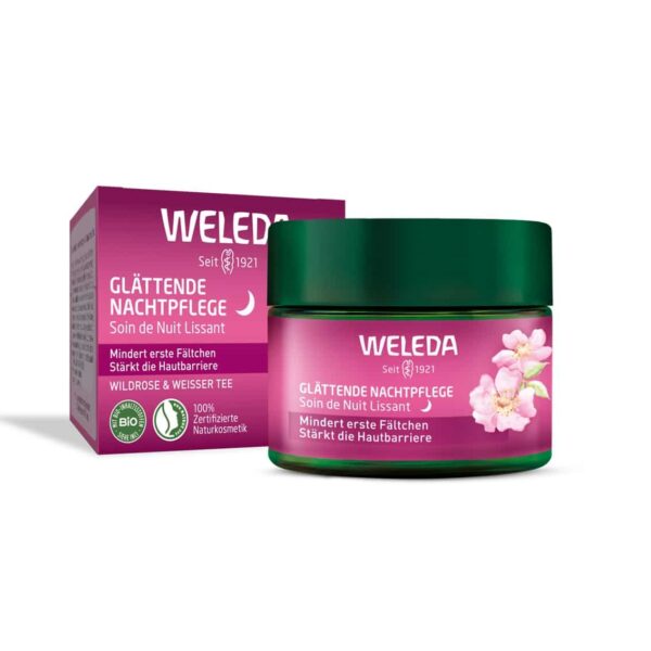 WELEDA Divlja ruža i bijeli čaj noćna krema za lice, 40ml