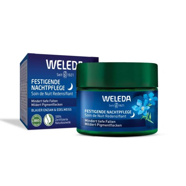 WELEDA Noćna krema za lice Plavi gencijan & runolist, 40ml